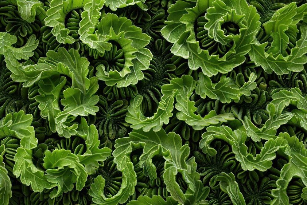 Asplenium Fern vegetation vegetable lettuce.