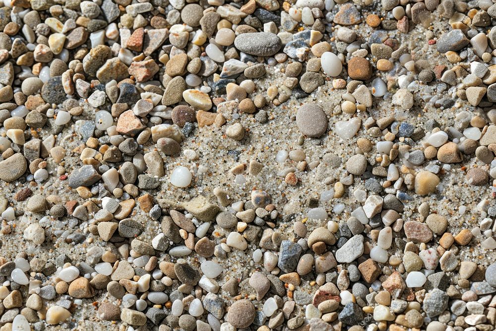 Microscopic Sand pebble gravel rubble.