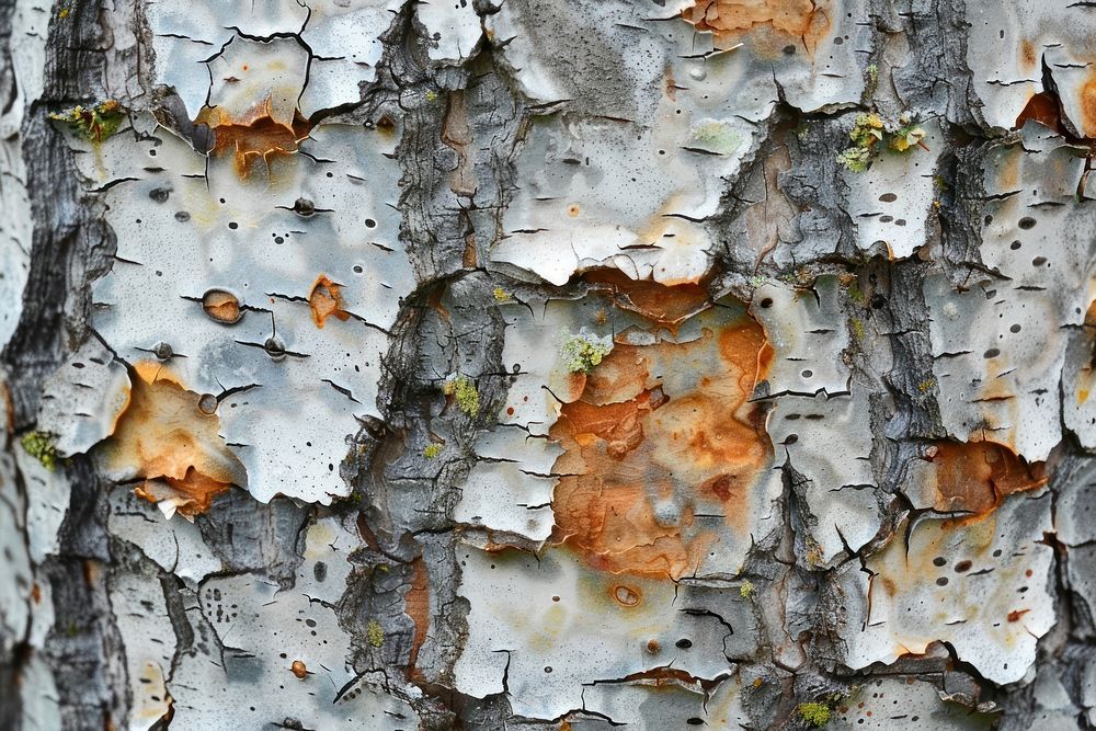 Birch Wood corrosion plant tree.