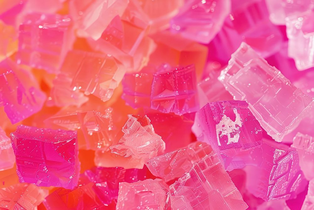 Glue chip Glass confectionery crystal mineral.