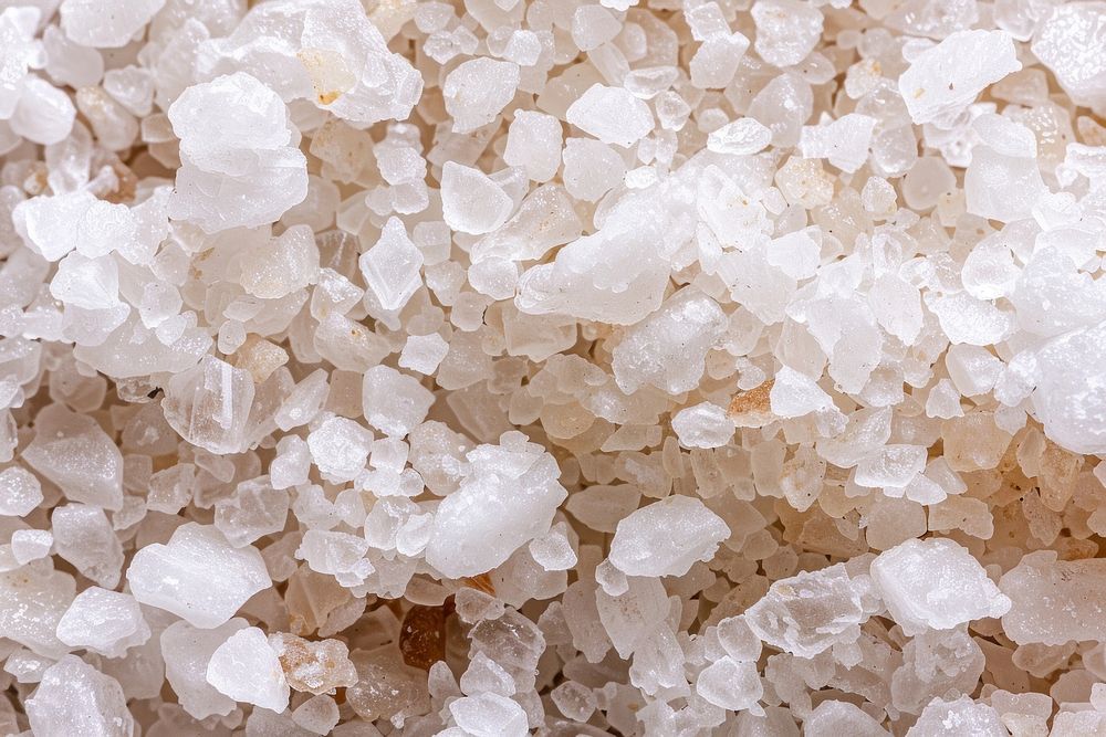 White salt outdoors crystal mineral.
