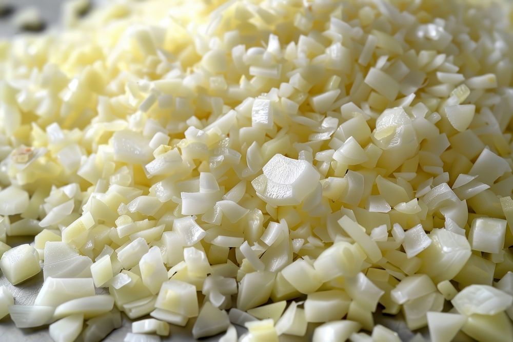 Garlic salt produce cheese food.