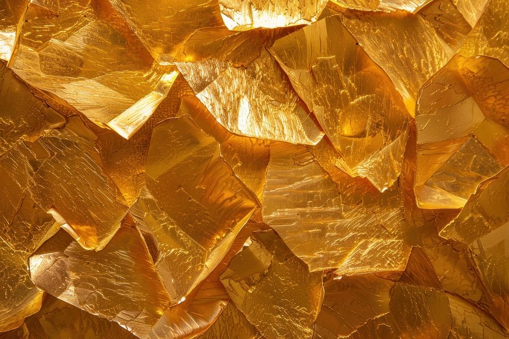 Gold glass gold treasure mineral.