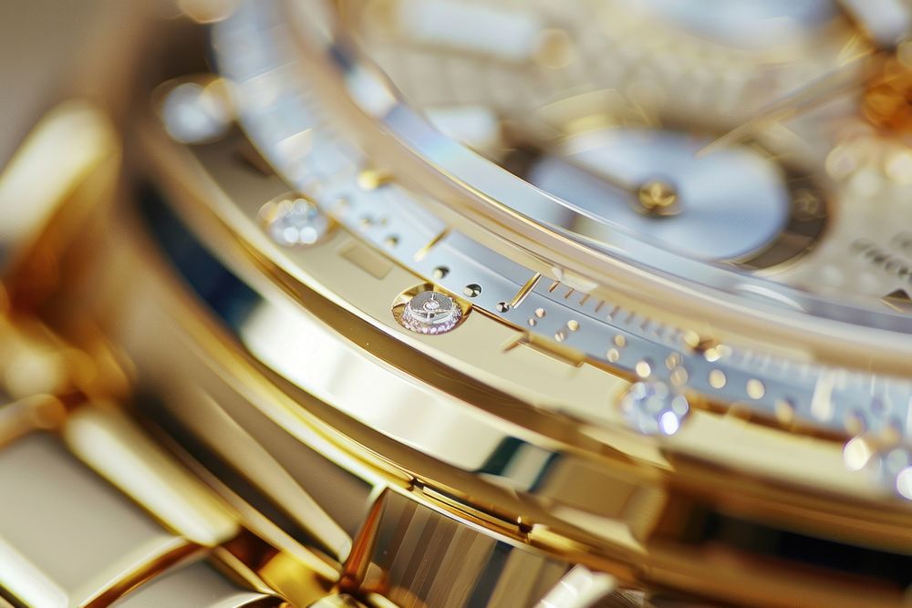 Gold watch strap accessories wristwatch medication.