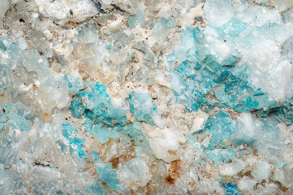 Apatite turquoise outdoors mineral.