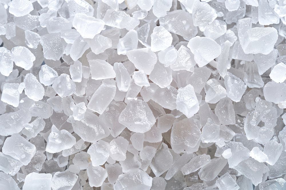 Salt with high salinity chandelier crystal mineral.