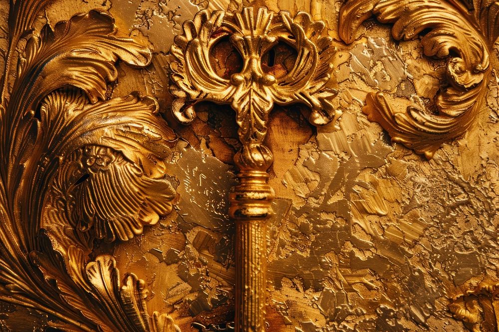 Gold key gold architecture treasure.