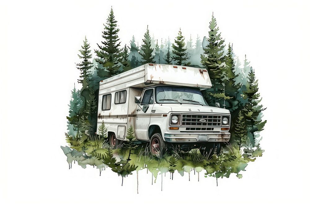 Camping transportation caravan vehicle.
