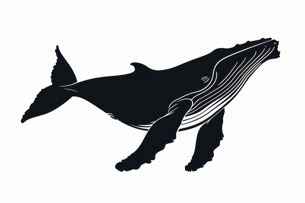 Whale silhouette whale animal.