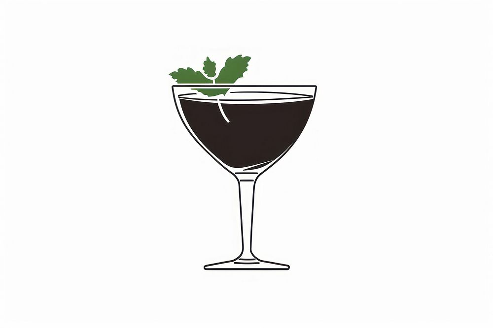 Midnight mint cocktail beverage alcohol liquor.