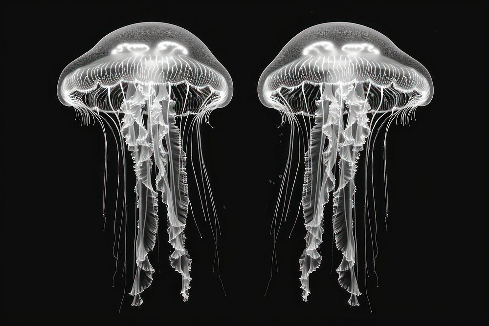 Aurelia labiata moon jellyfish invertebrate chandelier animal.
