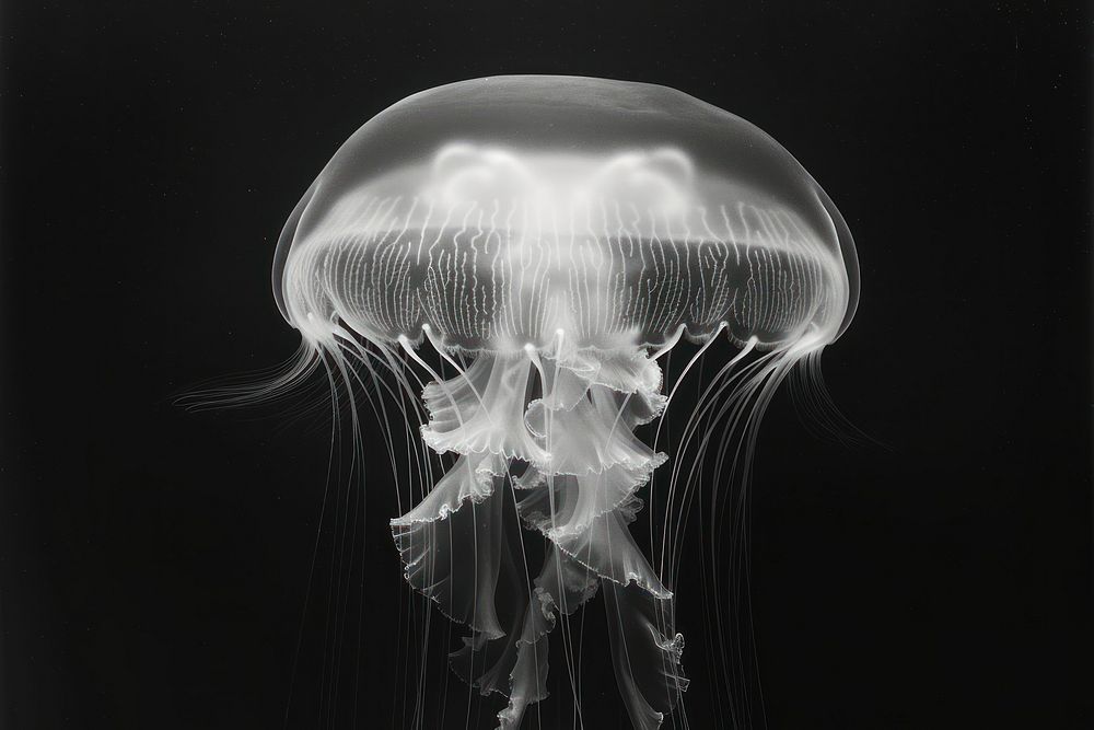 Aurelia limbata moon jellyfish invertebrate animal person.