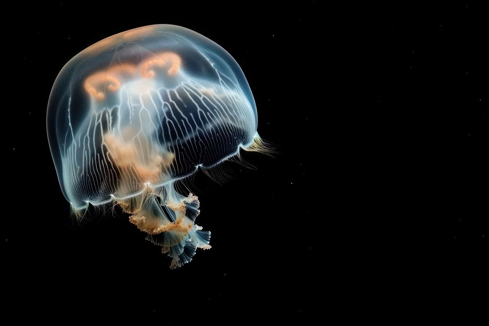 Aurelia limbata moon jellyfish invertebrate astronomy outdoors.