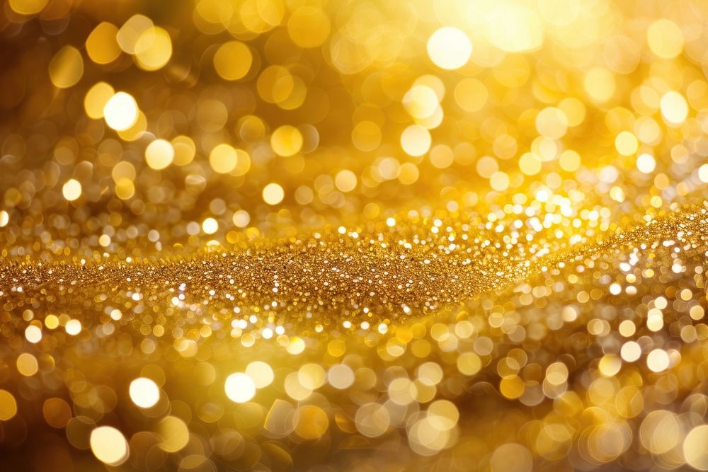 Foil texture glitter gold chandelier.