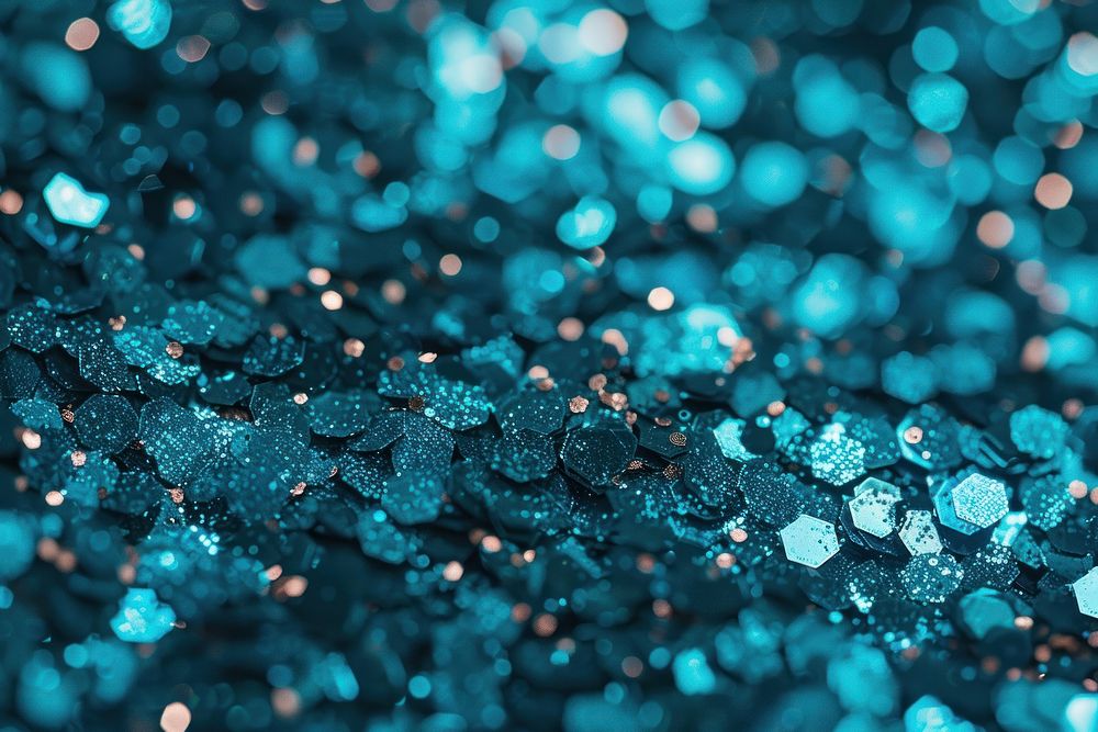 Gold-blue Glitter texture glitter.