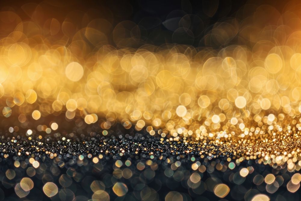 Gold-black Glitter texture glitter chandelier lamp.