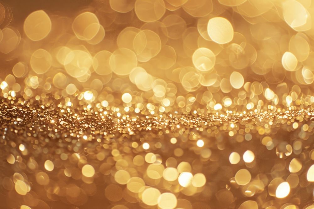 Heavy Cream texture glitter gold chandelier.