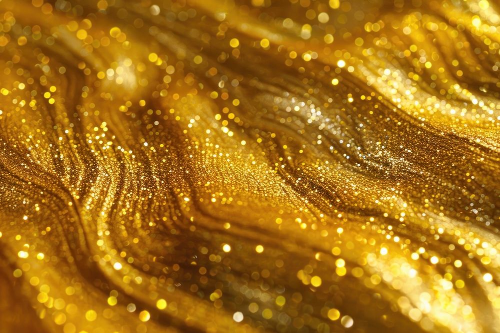 Liquid Marble texture glitter gold chandelier.