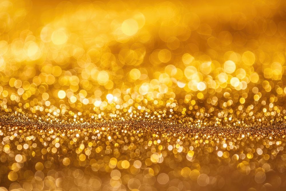 Pattern texture glitter gold chandelier.