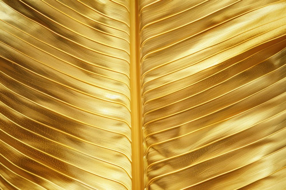 Tulip leaf texture gold plant silk.