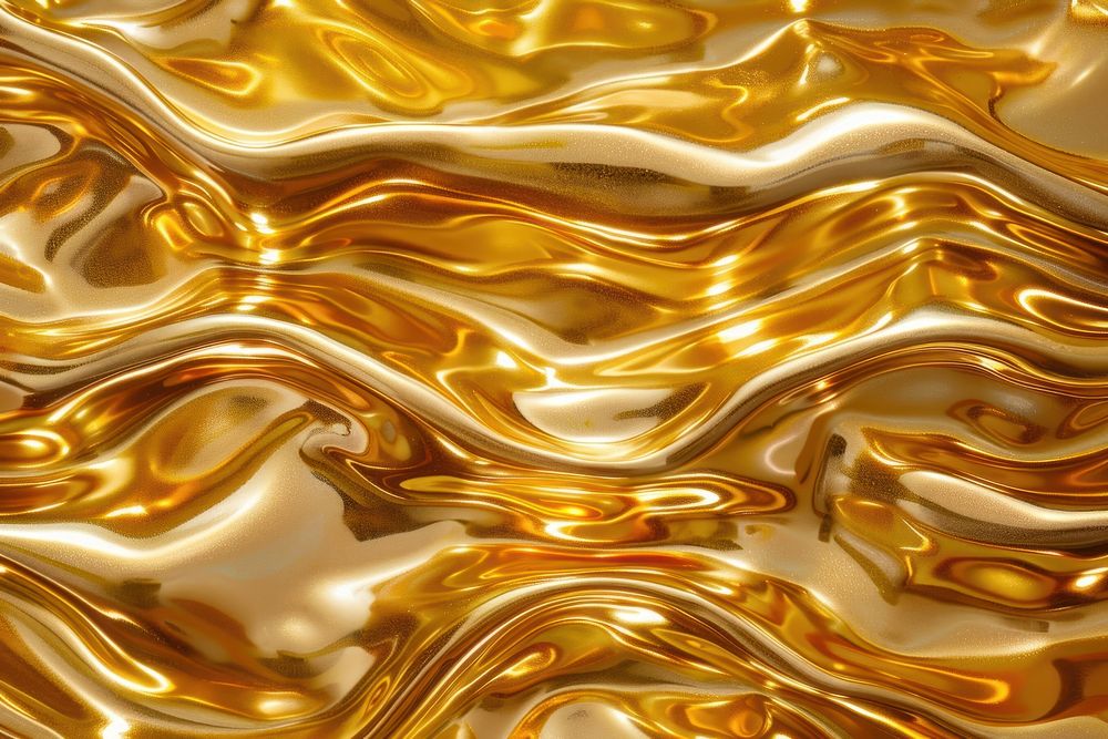 Water wave texture gold pattern.