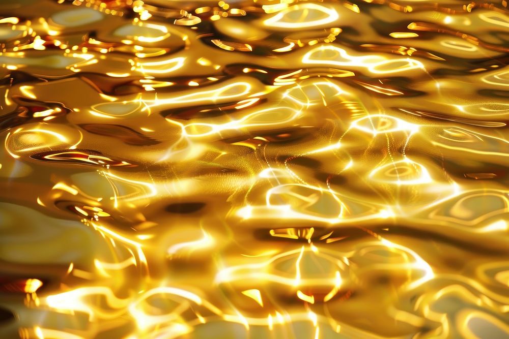 Water wave texture gold appliance outdoors.
