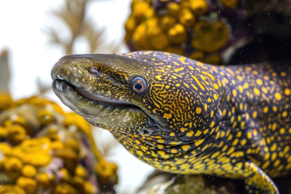 Ribon Moray Eel eel reptile animal.