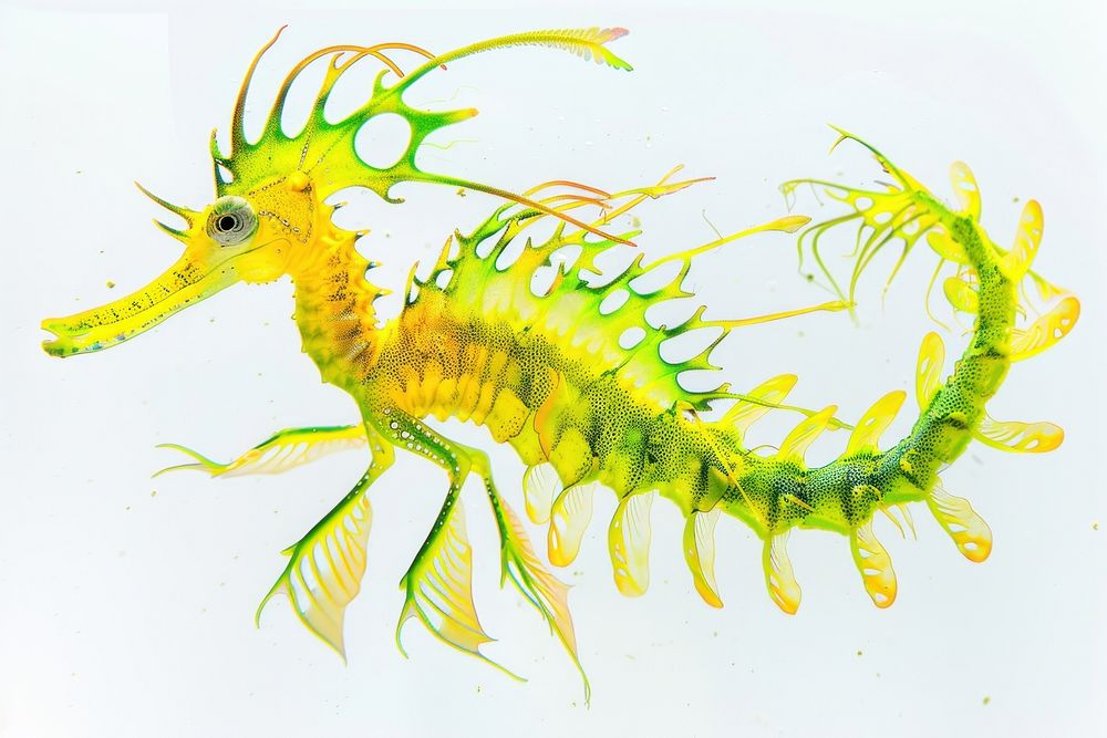 Leafy Seadragon invertebrate seahorse animal.