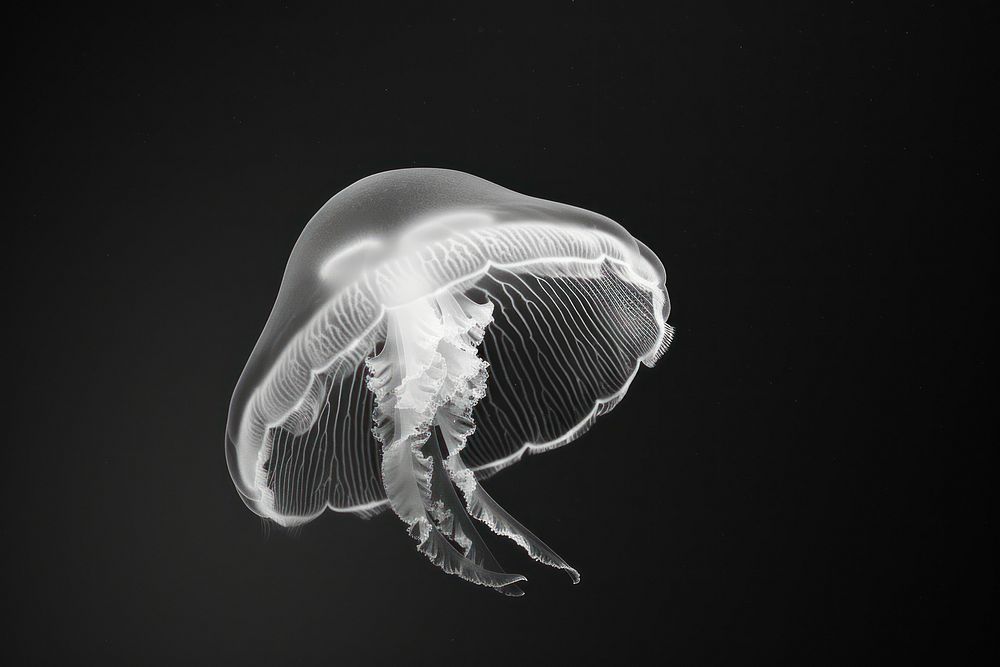 Moon jellyfish invertebrate wedding animal.