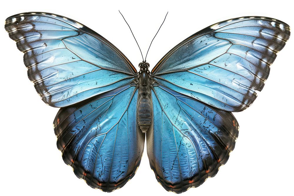Morpho butterfly invertebrate animal insect.