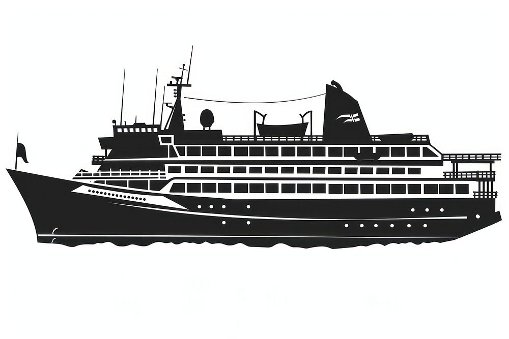 Passenger Ship ship transportation vehicle.