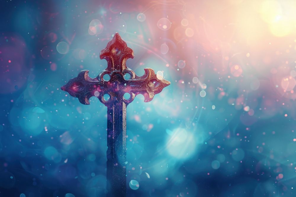 Christian cross weaponry symbol sword.