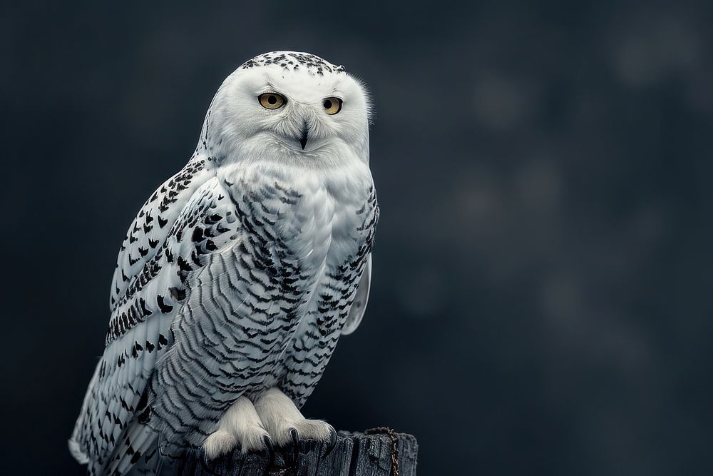 Snowy Owl owl animal beak.