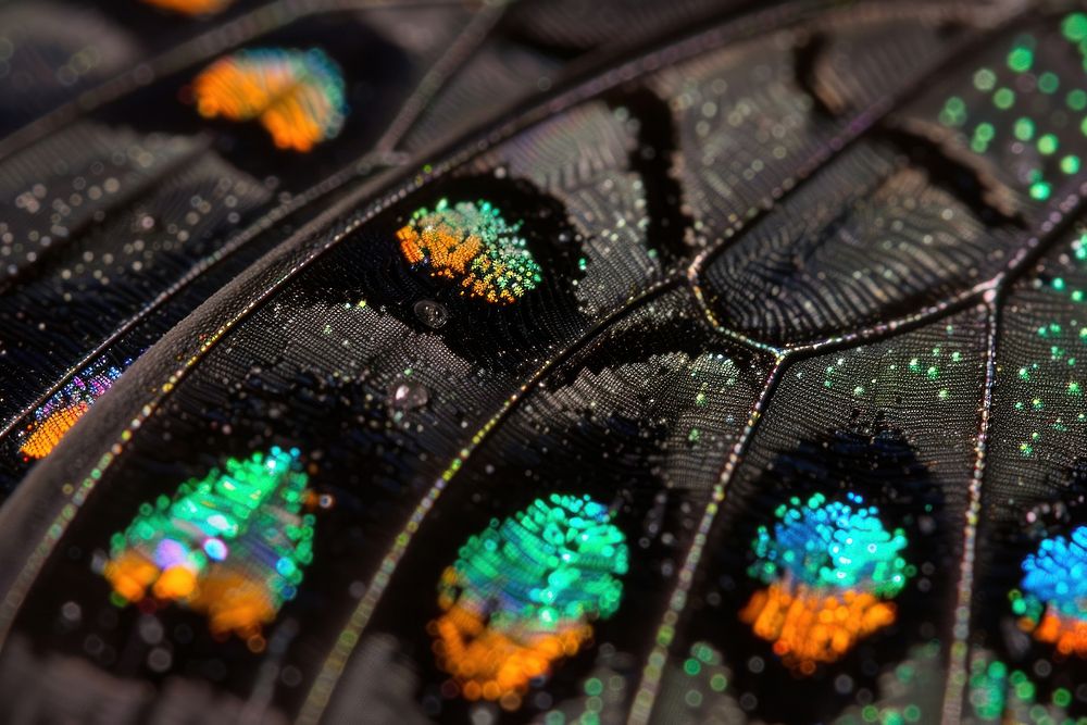 Emerald Swallowtail Butterfly wing accessories blackboard accessory.