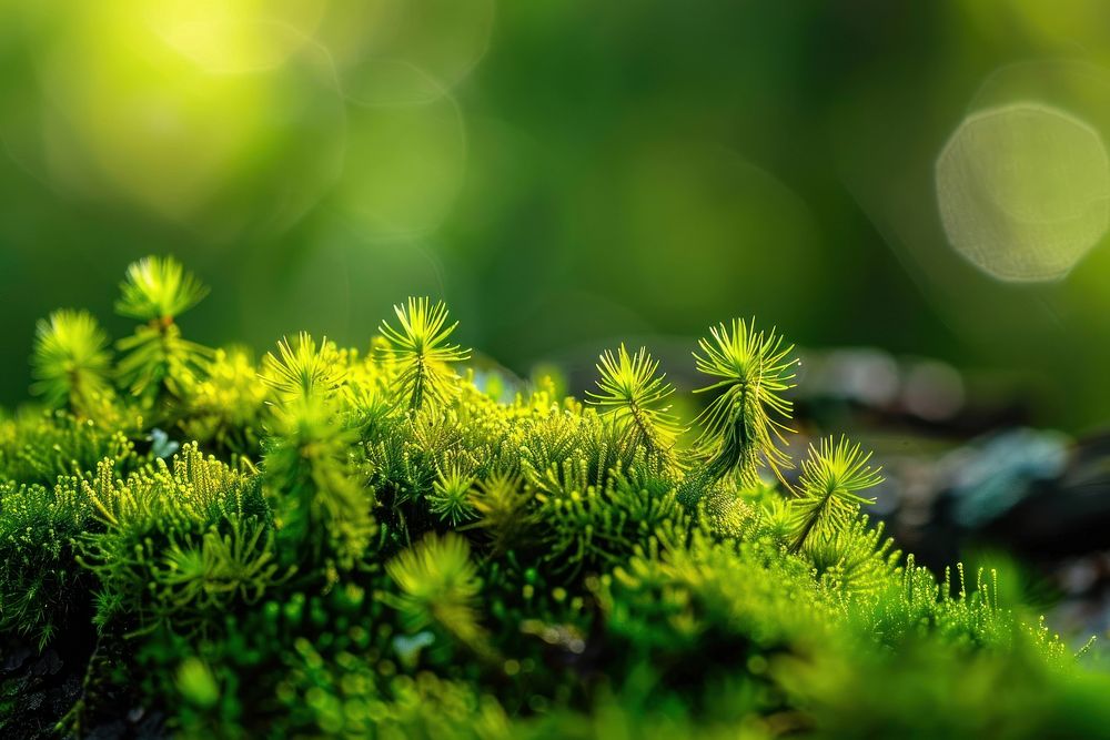 Hypnum Moss moss vegetation outdoors.