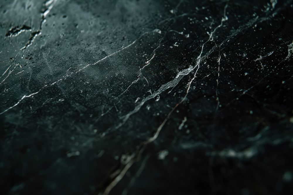 Black marble texture slate floor.
