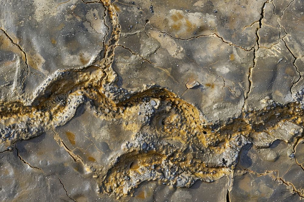 Loamy Silt Mud mud outdoors fossil.