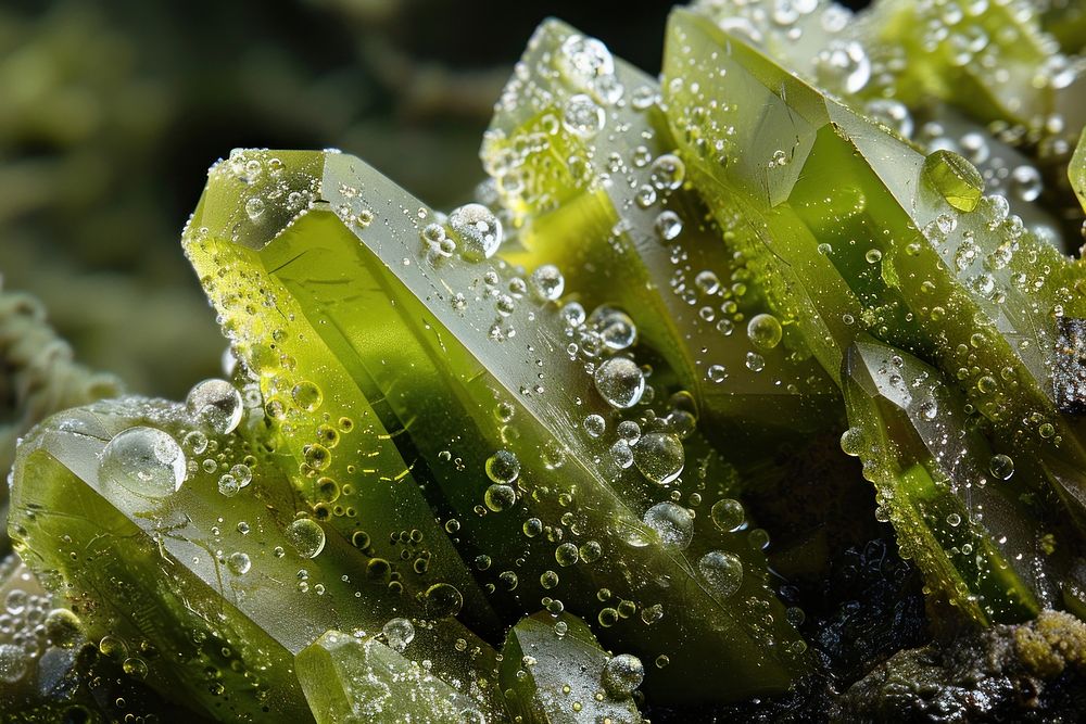 Jade Crystal seaweed plant algae.