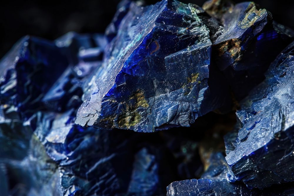 Lapis Lazuli Gemstone mineral crystal person.