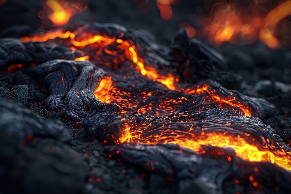 Lava lava mountain outdoors.