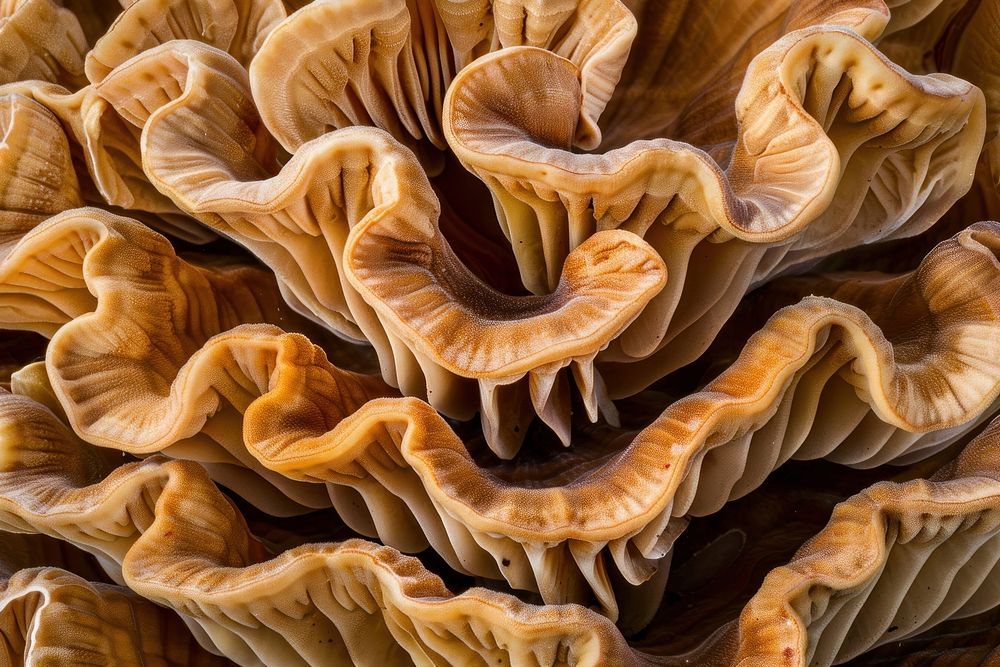 Piano Coral mushroom amanita fungus.