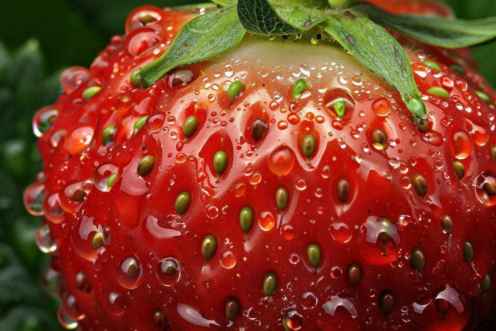 Stawberry Drop strawberry produce dessert.