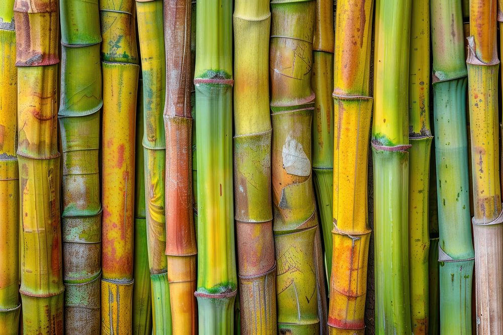 Sugar cane Tree Trunk weaponry cricket bamboo.