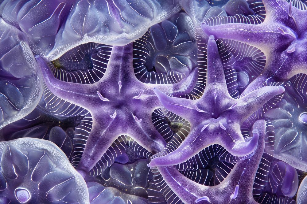 Sea Star Coral sea outdoors purple.