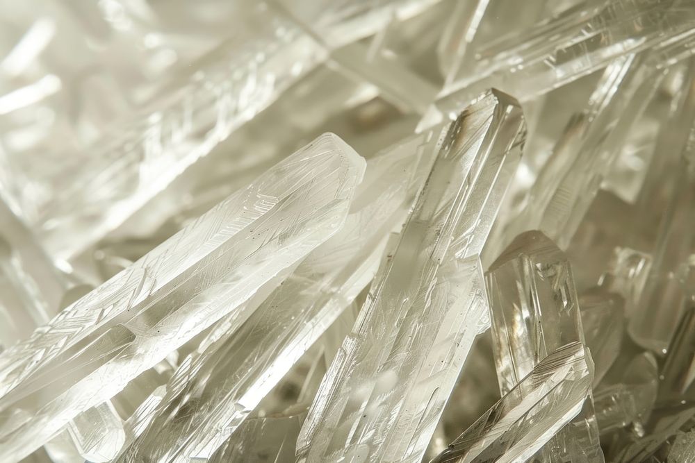 Selenite Crystal crystal mineral quartz.