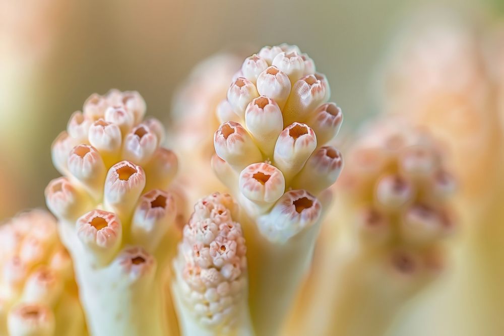 Soft Coral blossom produce flower.
