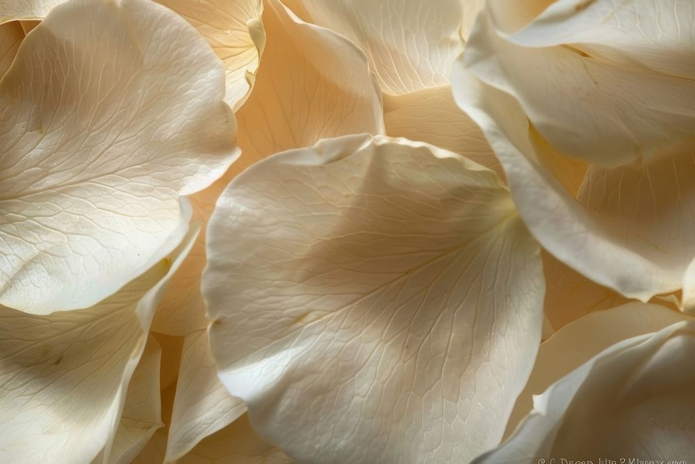 White Rose petals blossom flower plant.