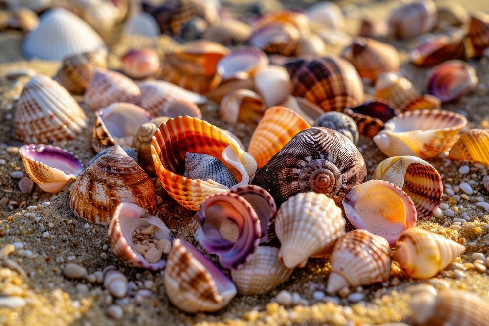 Wildlife Beaches invertebrate seashell baseball.