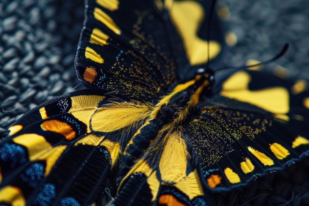 Yellow Swallowtail Butterfly wing butterfly invertebrate monarch.