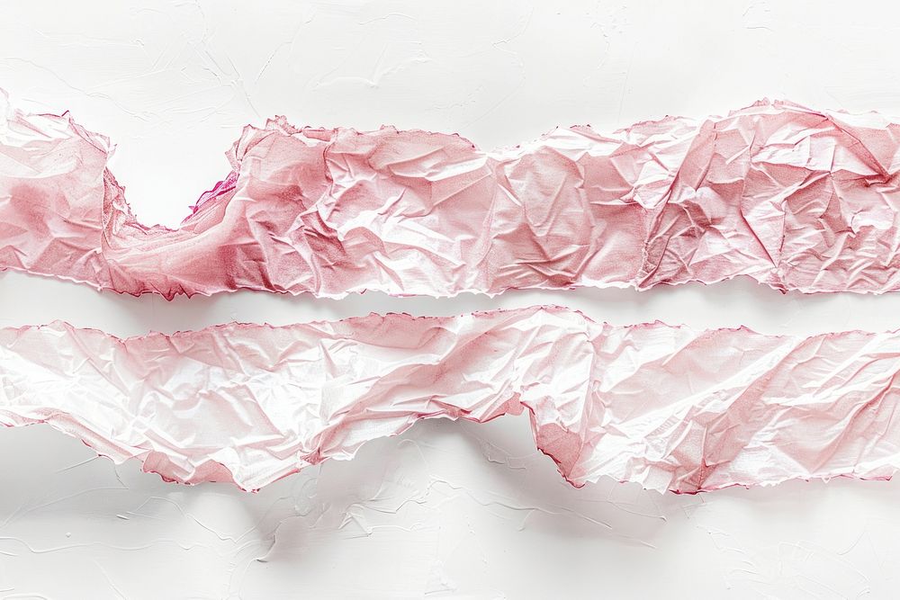 Pink pastel adhesive strip diaper paper towel.